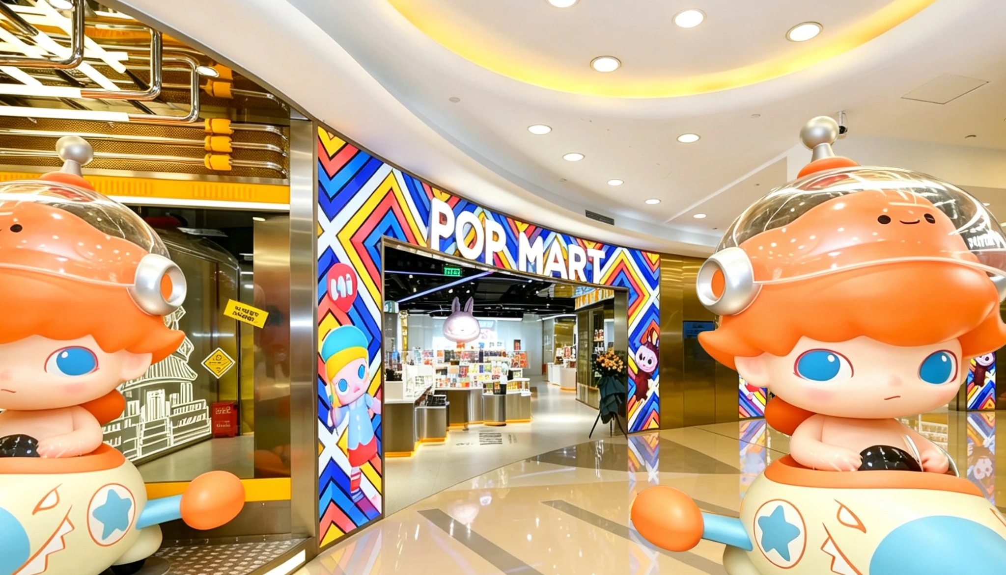 泡泡玛特门店实景